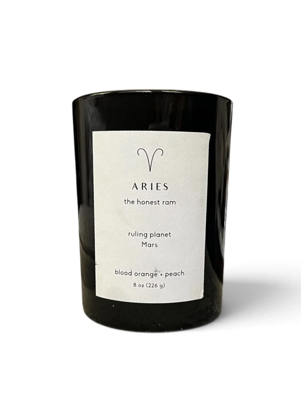 NWOT Project 62 Aries Zodiac Candle Blood Orange & Peach, 8oz Glass Jar